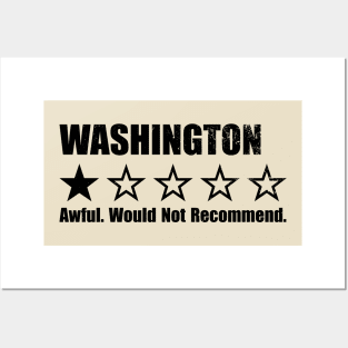 Washington One Star Review Posters and Art